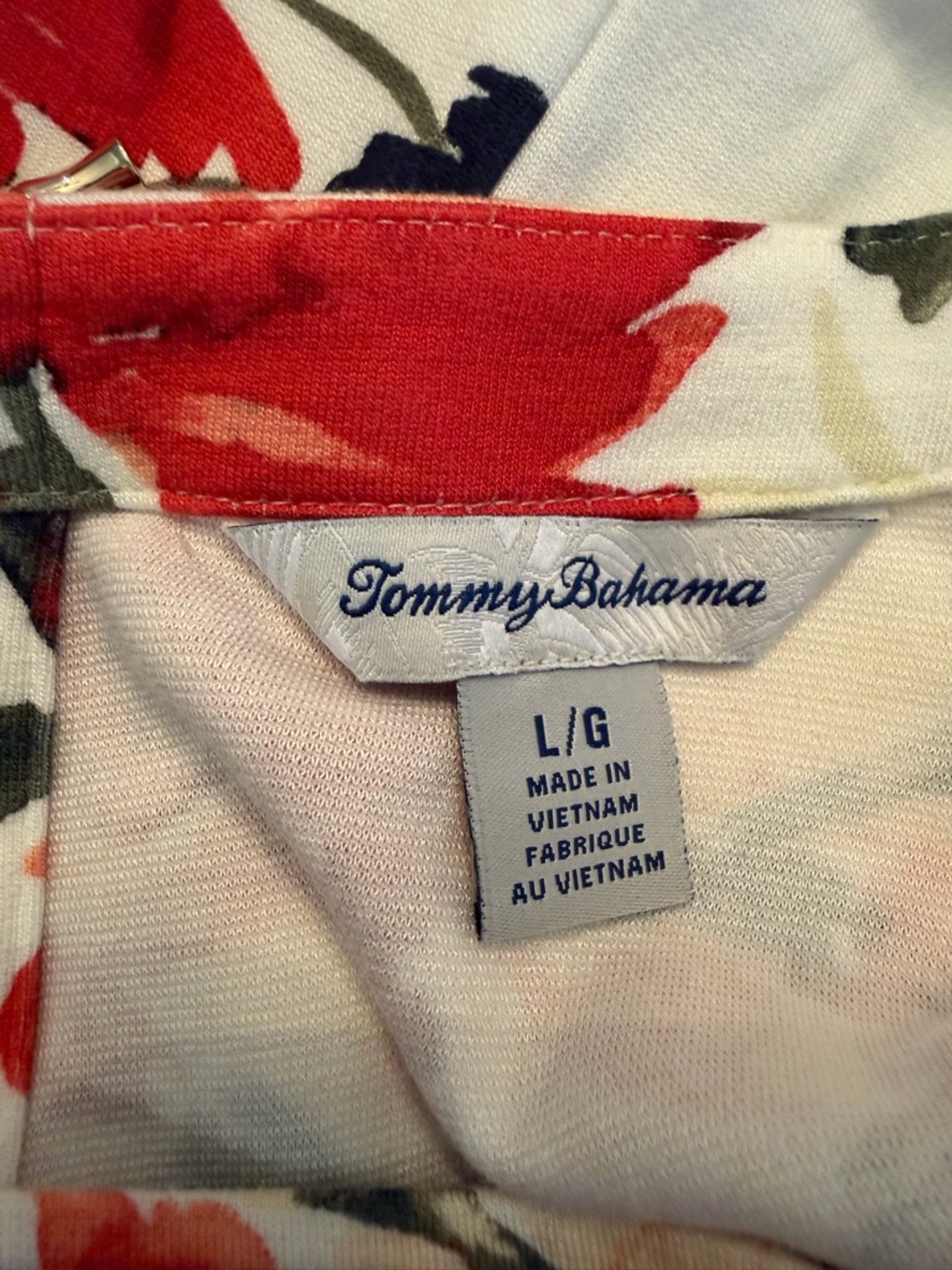 Tommy Bahama Tropical Floral Shift Dress Size Large - Picture 8 of 10
